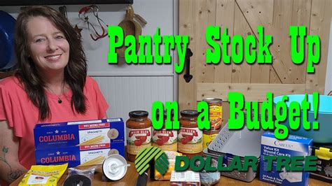 25 Budget Prepper Pantry Stock Up From Dollar Tree YouTube