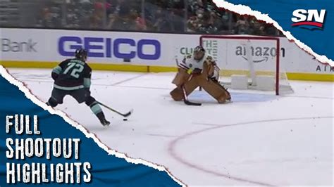 Chicago Blackhawks At Seattle Kraken Full Shootout Highlights Youtube