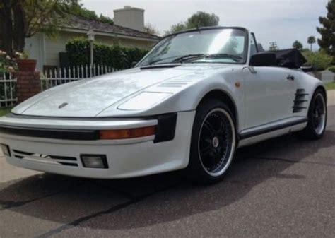 Find used Porsche 930 convertible 911 / 930 slant nose, steel nose, 3L, 5-speed, white in