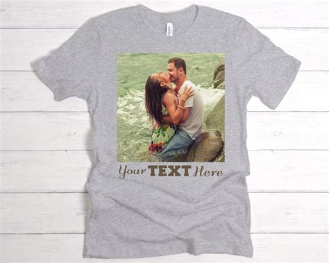 Custom Photo Shirt Custom Shirt Tshirtcustom Photo Shirts Etsy Uk