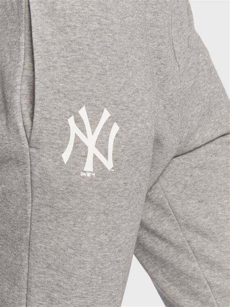 New Era Pantalon Jogging New York Yankees MLB Team Logo 60284758 Gris