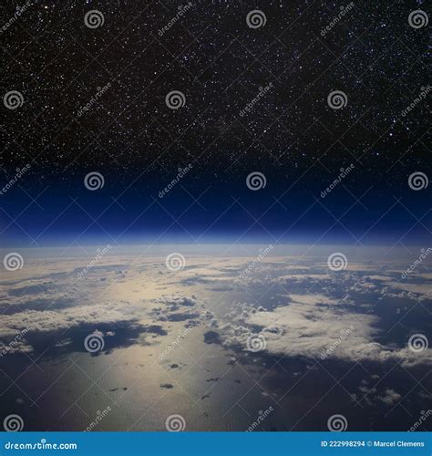 High Altitude View Of The Earth Stock Photo Image Of Cloud Heaven