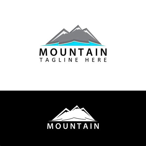 mountain logo template design vector 4448174 Vector Art at Vecteezy