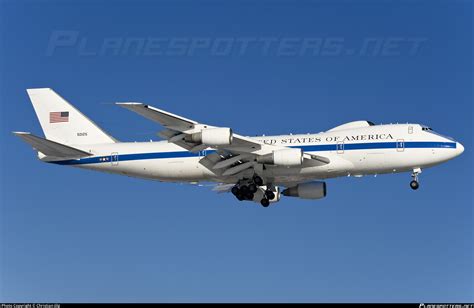 75 0125 United States Air Force Boeing E 4b Photo By Christian Jilg