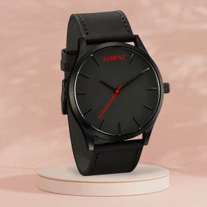 LORENZ MK 1048A Light Weight Slim Fit Black Dial Men S Analog Watch