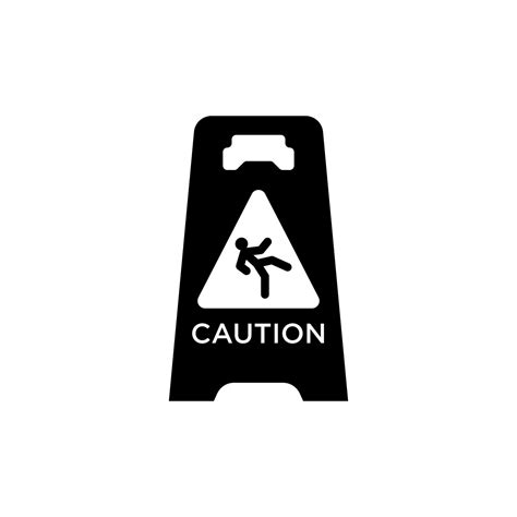 Caution Wet Floor Icon Vector Illustration Design 17066213 Vector Art