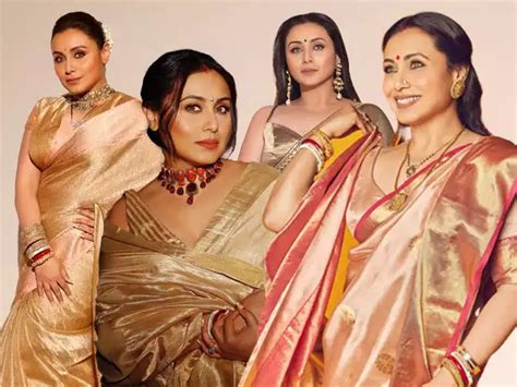 Rani Mukerjis Guide To Redefining Elegance In Some Traditional Sarees