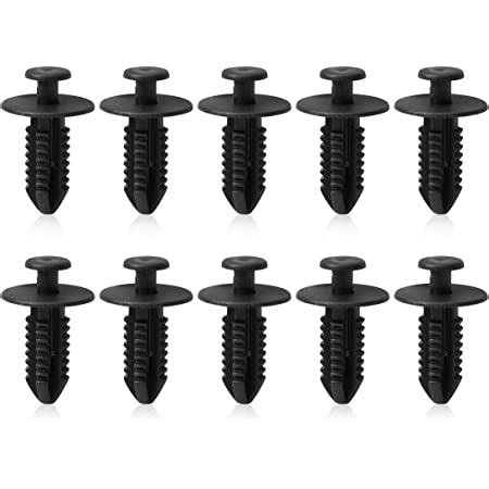 Beler Nylon Fender Clips Body Retainer Rivets 50pcs Amazon Co Uk