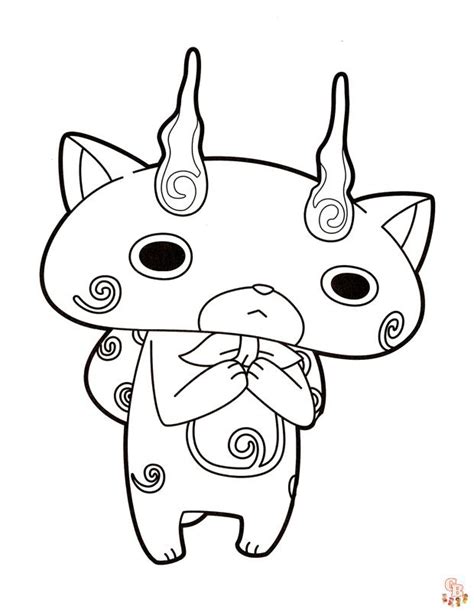 Explore The World Of Yo Kai Watch Through Coloring