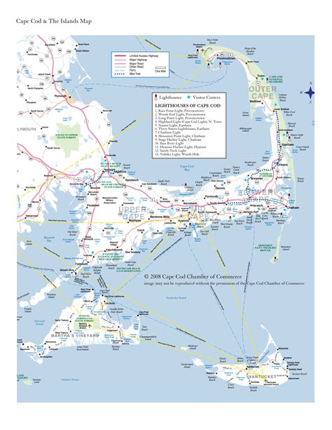 Detailed Map Of Cape Cod - Map Of Italy