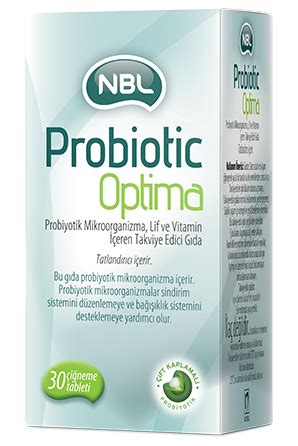 Nbl T Rkiye Nbl Probiotic Optima Ba Kl K Destekleyici Probiyotik