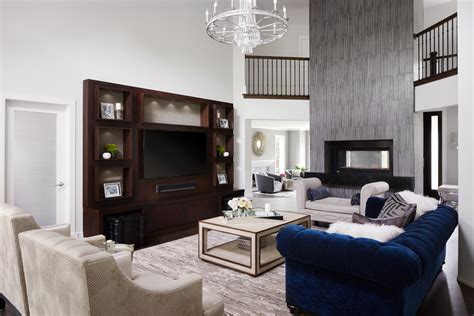 Suburban Glamour Residence - Contemporary - Living Room - Chicago - by ...