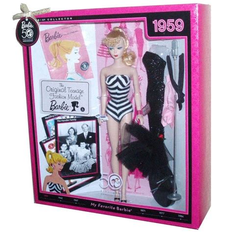 Barbie 50th Anniversary Collector Edition My Favorite Barbie Series 1959 Reproduction 12 Inch