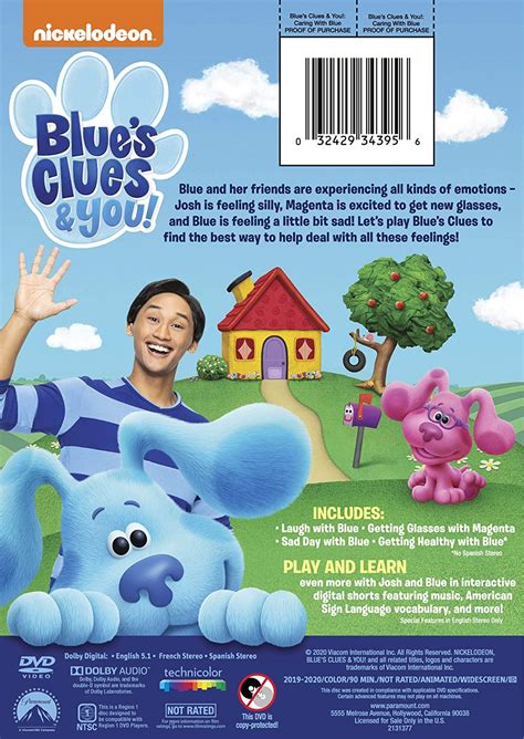 Nickalive Nickelodeon Releases Blue’s Clues And You Caring With Blue Dvd