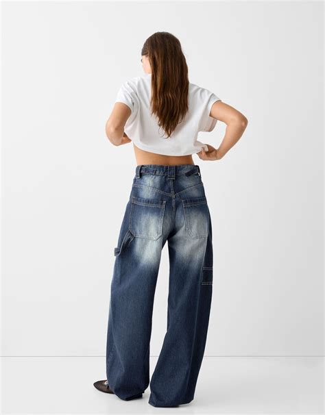 Baggy Carpenter Jeans Women Bershka