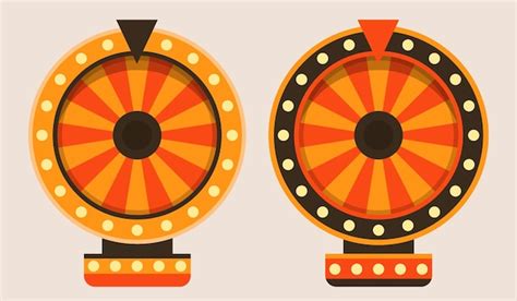 Premium Vector Wheel Of Fortune Wheel Of Fortune With Orange And