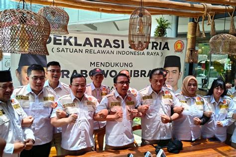 Organisasi Sayap Gerindra Deklarasi Pasangan Prabowo Gibran Pada