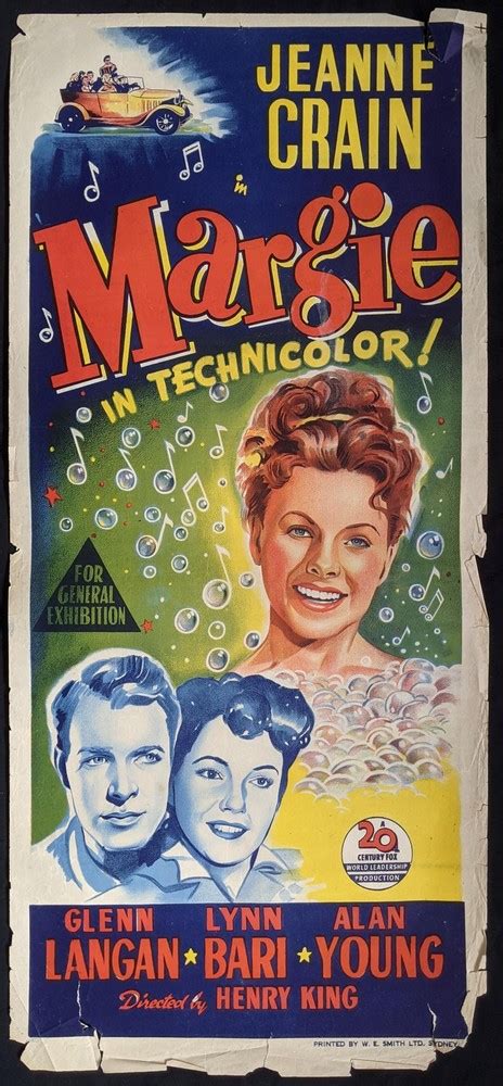 Margie 1946 Starring Jeanne Crain And Glenn Langan 20th Century