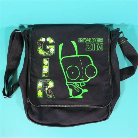 Invader Zim Gir Crossbody Messenger Bag Tote Backpack Crossbody