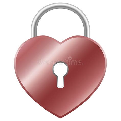 Heart Padlock Stock Vector Illustration Of Sign Heart 31311214