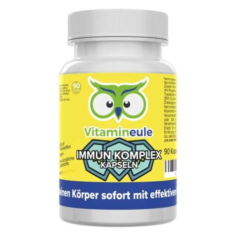 Immun Komplex Kapseln Mit Elf Effektiven Wirkstoffen Vegan