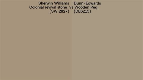 Sherwin Williams Colonial Revival Stone SW 2827 Vs Dunn Edwards