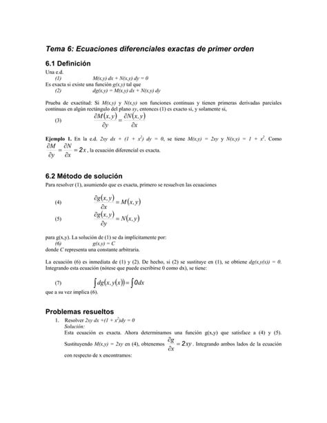 Ejercicios Resueltos Edo Exactas Pdf