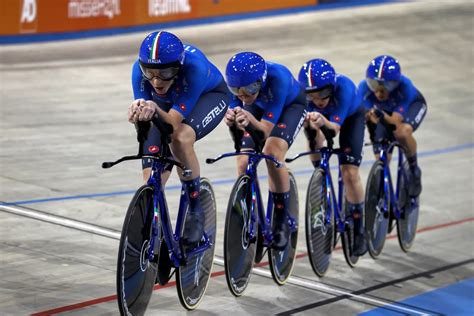 Giornata Trionfale Agli Europei Su Pista Due Ori E Due Bronzi Per L