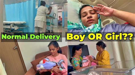 Gender Reveal🩷💙my Normal Delivery Vlog 🤰🏥indian Mom On Duty Hospital Vlog Youtube