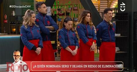 El Discípulo del Chef Equipo rojo tuvo nuevo nominado FMDOS