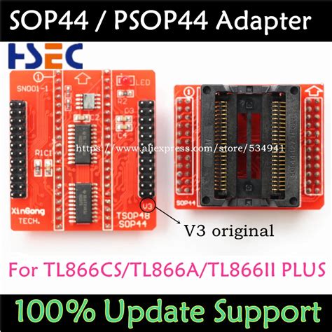 Adaptador Ic Original V Tsop Psop Para Minipro Tl Cs A Tl Ii