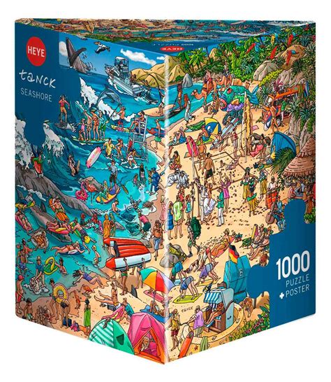 Comprar Puzzle Heye La Costa Caja Triangular De Piezas Heye