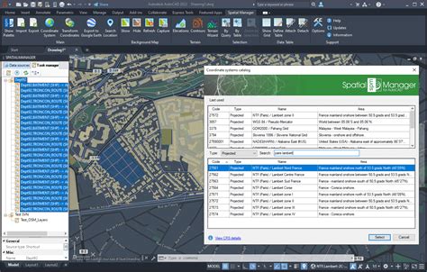 Spatial Manager For AutoCAD 2022 Compatible