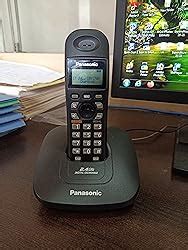 Panasonic Kx Tg Bx Digital Cordless Landline Phone Black Amazon