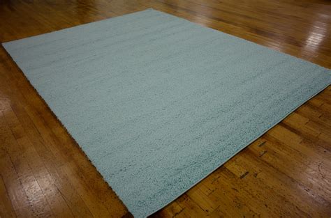 Light Blue 9 X 12 Solid Frieze Rug Esalerugs