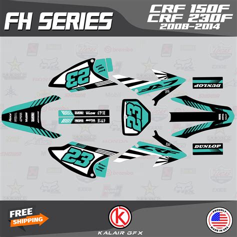 Kalair GFX Graphics Kit For Honda CRF150F 2008 2014 Fh Series