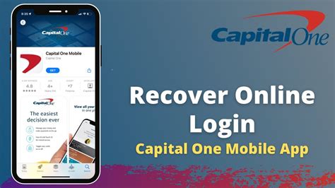 Capital One Recover Login Details Forgot Username Or Password