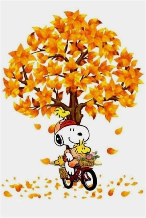 Snoopy Autumn Pictures Wallpapers Wallpaper Cave Snoopy Wallpaper