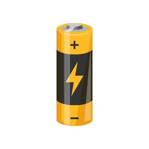 Premium Vector Realistic Alkaline Battery Set Icon In Flat Style