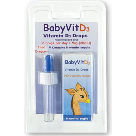 Baby Vit D3 Pure Vitamin D Drops 107ml Phelans Pharmacy