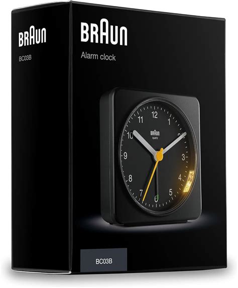 Amazon Braun Classic Analogue Clock With Snooze And Light Quiet