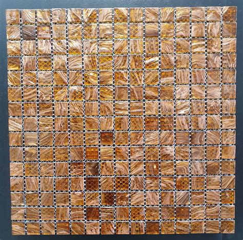 Glass Mosaic Gs Amber Project Stone