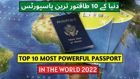 Most Powerful Passport In The World 2022 Visa Free Countries Youtube