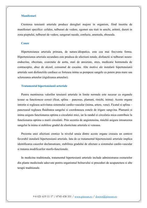 Hipertensiunea Arteriala Pdf