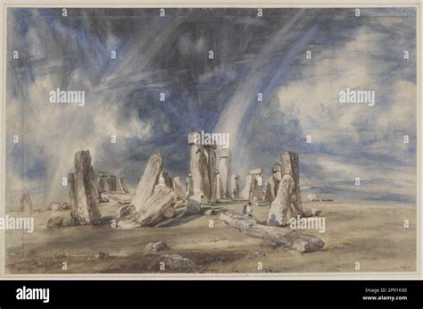 Stonehenge 1835 Painted 1835 By John Constable Stock Photo Alamy