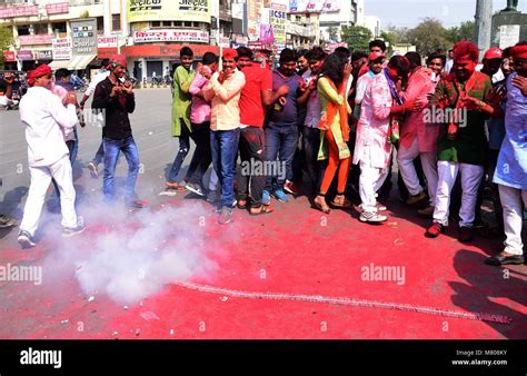 Allahabad Uttar Pradesh India 14th Mar 2018 Allahabad Samajwadi