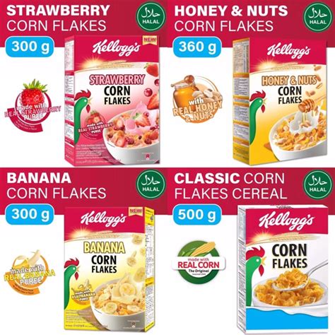 Jual Kellogg S Cereal Cornflakes Corn Flakes Original Banana Honey