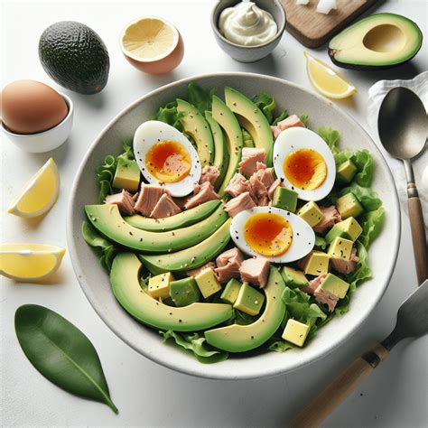 Keto Eiwit Kick Tonijn En Avocado Ei Salade Keto Recept Ketogeen