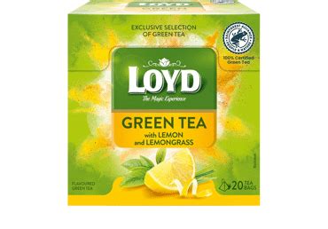 Zaļā tēja LOYD citronu citronz g 20x1 5g BARBORA