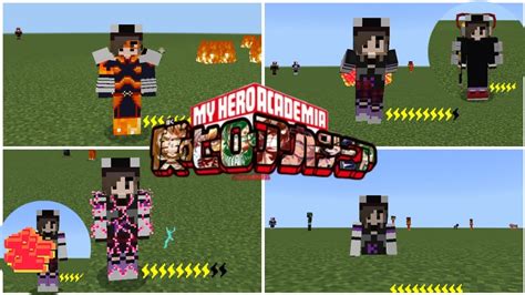 My Hero Academia Addon Mod For Minecraft Pe And Bedrock 1 19 1 20 [download Mediafire Here